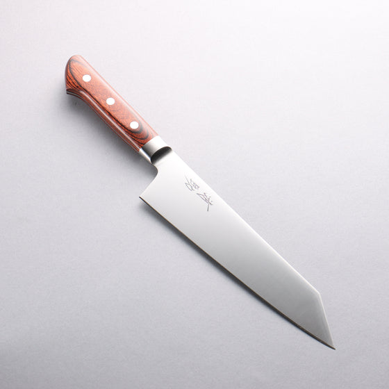 Seisuke Molybdenum Kiritsuke Santoku 195mm Mahogany Handle - Seisuke Knife