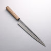 Oul Blue Super Black Nashiji Sujihiki 270mm Oak Handle - Seisuke Knife - Slide 1