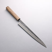  Oul Blue Super Black Nashiji Sujihiki 270mm Oak Handle - Seisuke Knife