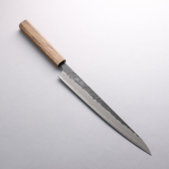 Oul Blue Super Black Nashiji Sujihiki 270mm Oak Handle - Seisuke Knife