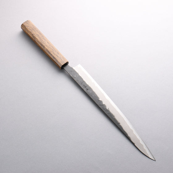 Oul Blue Super Black Nashiji Sujihiki 270mm Oak Handle - Seisuke Knife