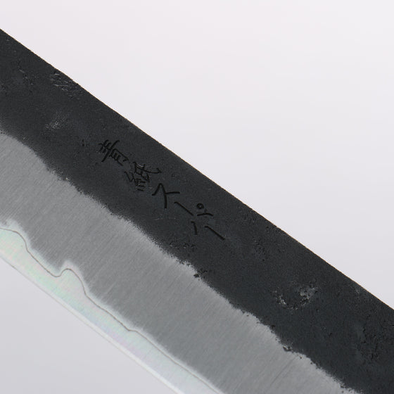 Oul Blue Super Black Nashiji Sujihiki 270mm Oak Handle - Seisuke Knife