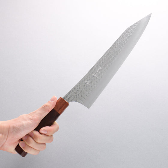 Yu Kurosaki Senko Ei SG2 Hammered Gyuto 240mm Honduras Handle - Seisuke Knife