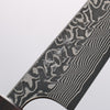 Yoshimi Kato SG2 Black Damascus Kiritsuke Petty-Utility 150mm Rosewood (Ferrule: Ebony) Handle - Seisuke Knife - Slide 3