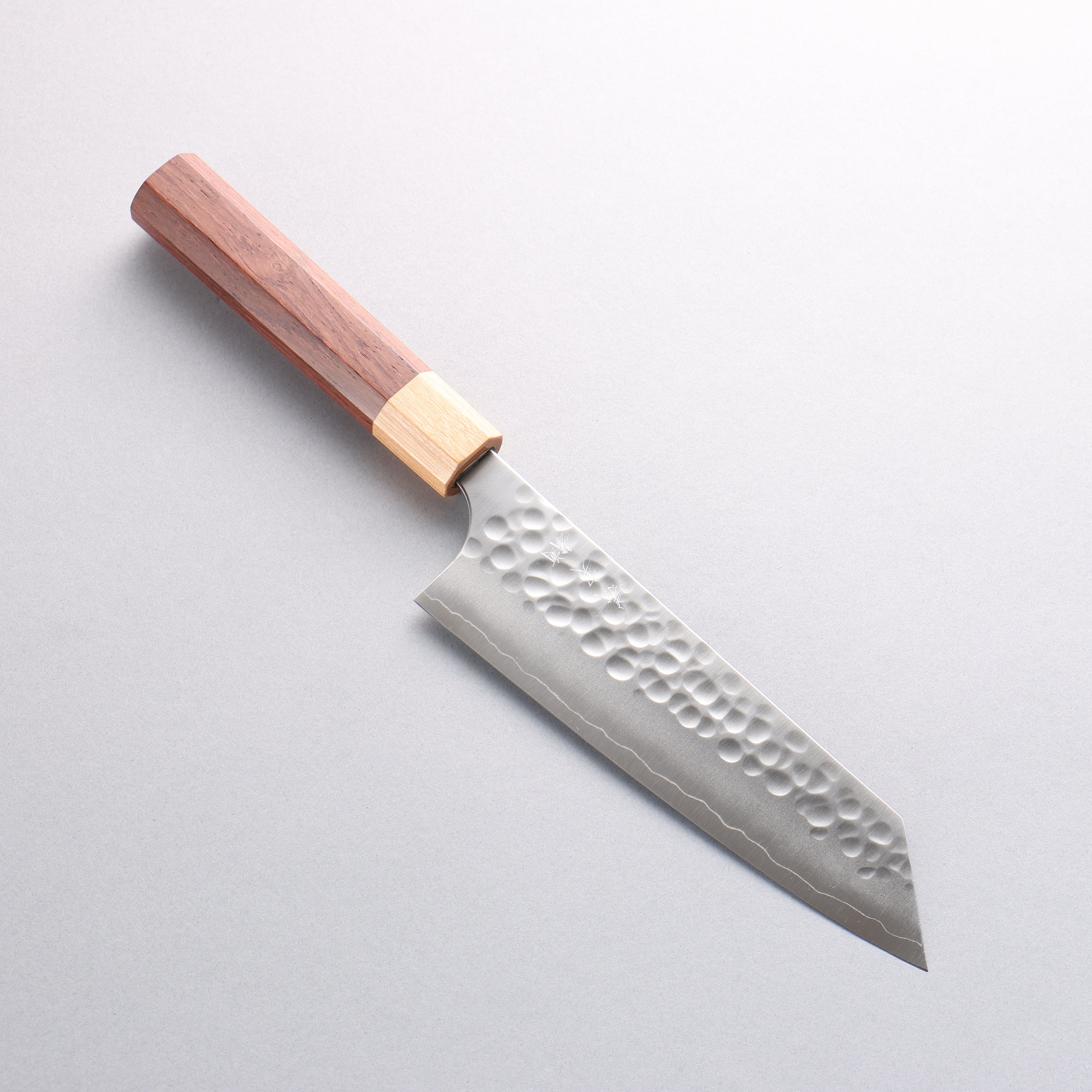 Yoshimi Kato Silver Steel No.3 Hammered(Maru) Bunka 170mm Honduras (fe