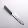 Yu Kurosaki Senko Ryu SG2 Hammered Santoku 170mm Black Lacquered (Flow Pattern) Handle - Seisuke Knife - Slide 2