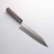  Yoshimi Kato Minamo SG2 Hammered Kiritsuke Gyuto 210mm Wenge Handle - Seisuke Knife