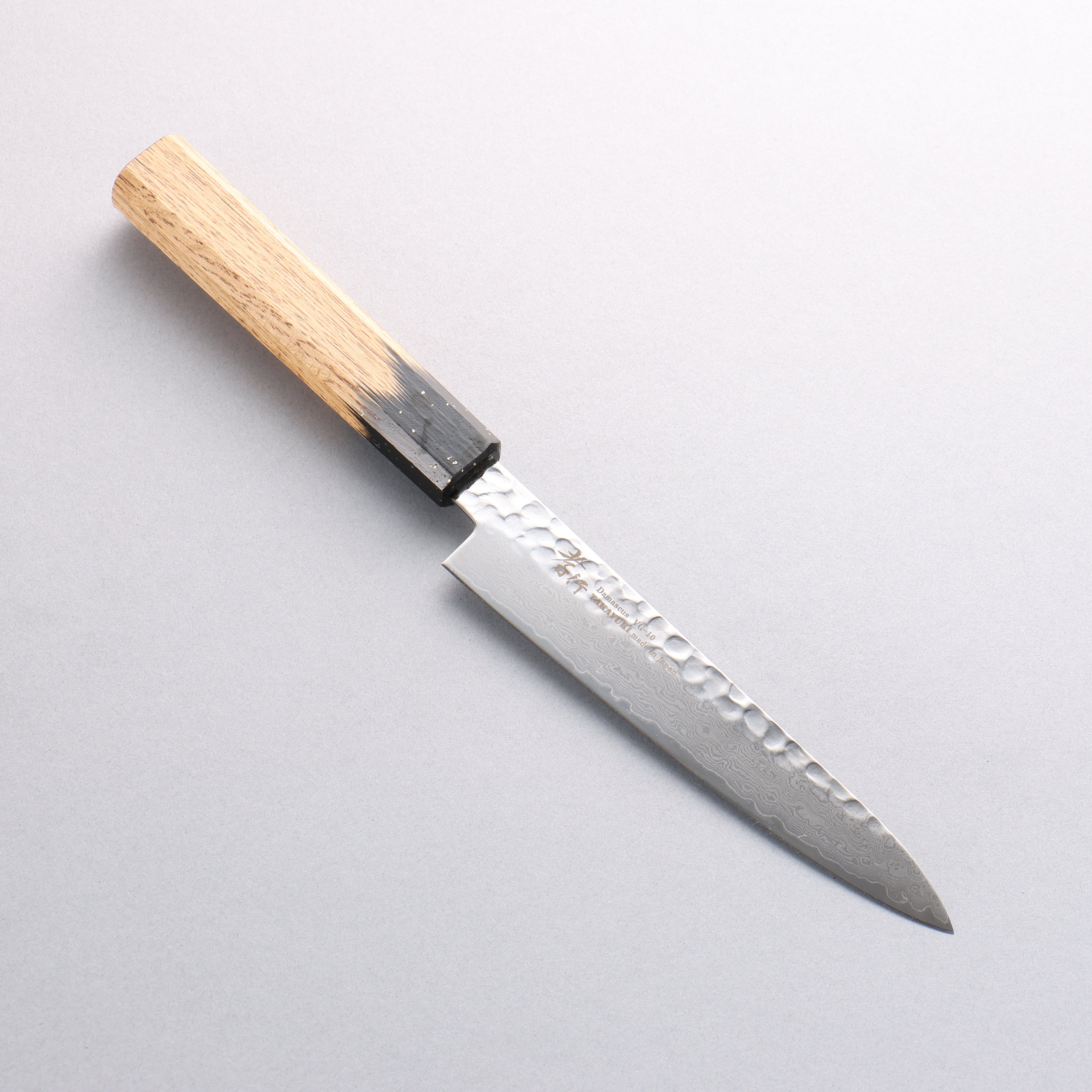 Sakai Takayuki VG10 33 Layer Damascus Petty-Utility 150mm Kokushin Lacquered Oak Handle - Seisuke Knife