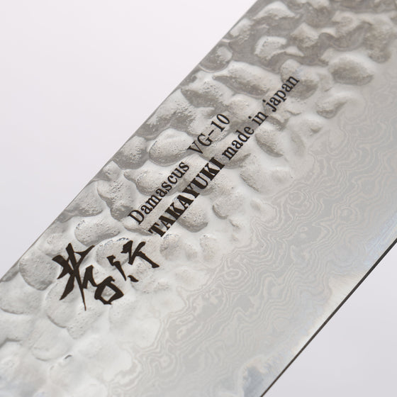 Sakai Takayuki VG10 33 Layer Damascus Nakiri170mm Mountain cherry (12 sided) Handle - Seisuke Knife