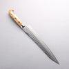 Yu Kurosaki Senko Ei SG2 Hammered Sujihiki 240mm White Maple Handle - Seisuke Knife - Slide 2