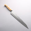 Yu Kurosaki Senko Ei SG2 Hammered Sujihiki 270mm White Maple Handle - Seisuke Knife - Slide 1