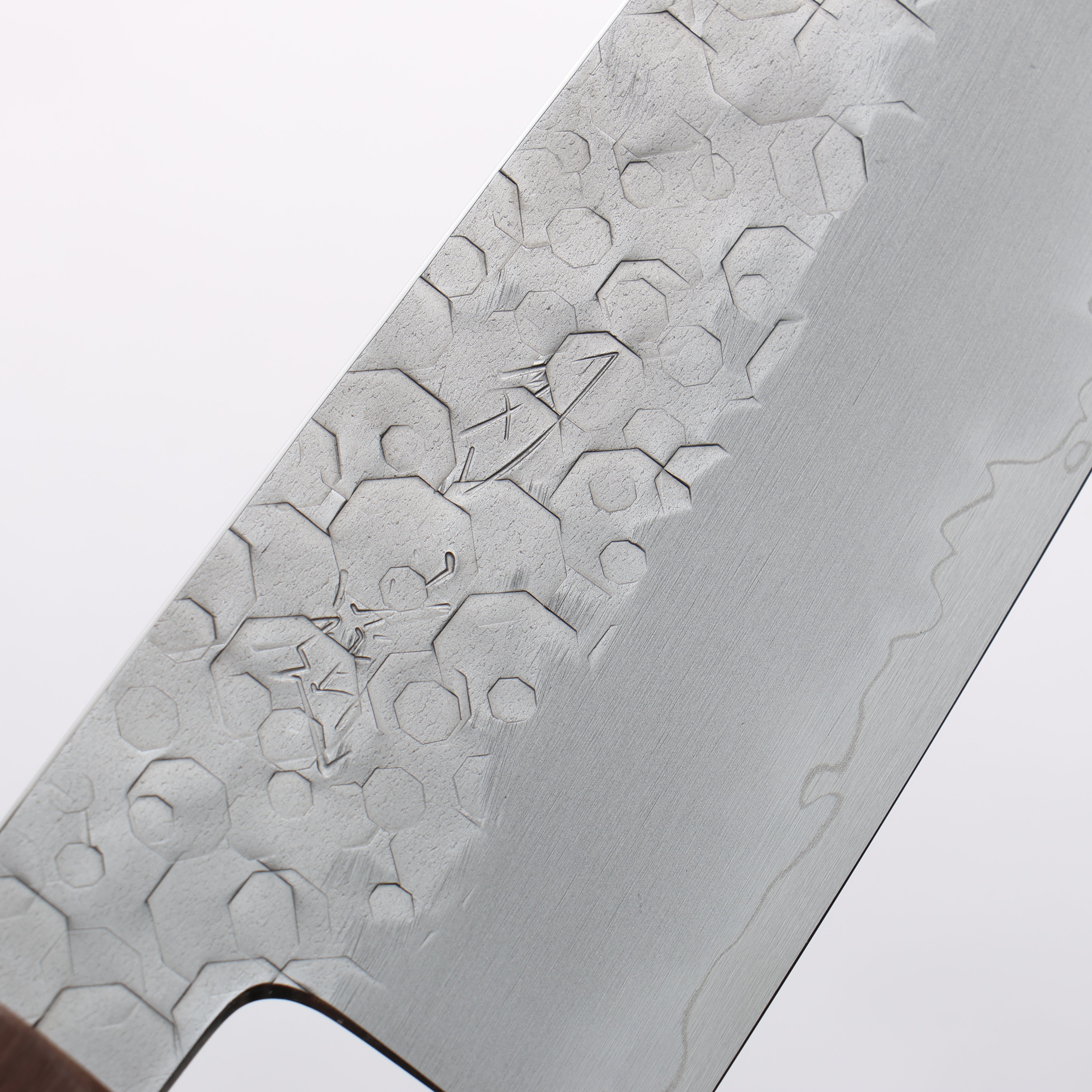 Hado Shiosai SG2 Hammered Small Bunka 135mm Walnut Handle - Seisuke Knife