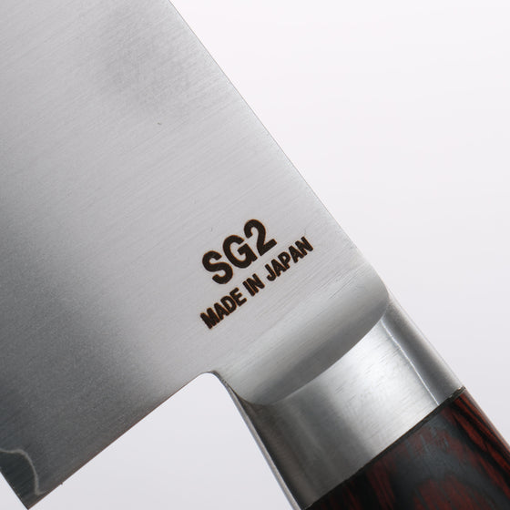 Higuchi SG2 Santoku 180mm Scotch Pakka wood Handle - Seisuke Knife