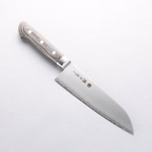  Higuchi SG2 Santoku 180mm Gray Pakka wood Handle - Seisuke Knife