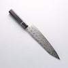 Seisuke AUS10 Mirror Crossed Kiritsuke Gyuto 210mm Black Pakka wood Handle - Seisuke Knife - Slide 11