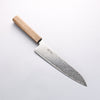 Seisuke Nami AUS10 Mirrored Finish Damascus Gyuto 210mm Oak Handle - Seisuke Knife - Slide 11