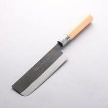  Nao Yamamoto White Steel No.2 Kurouchi Nakiri 165mm Cherry Tree Handle - Seisuke Knife