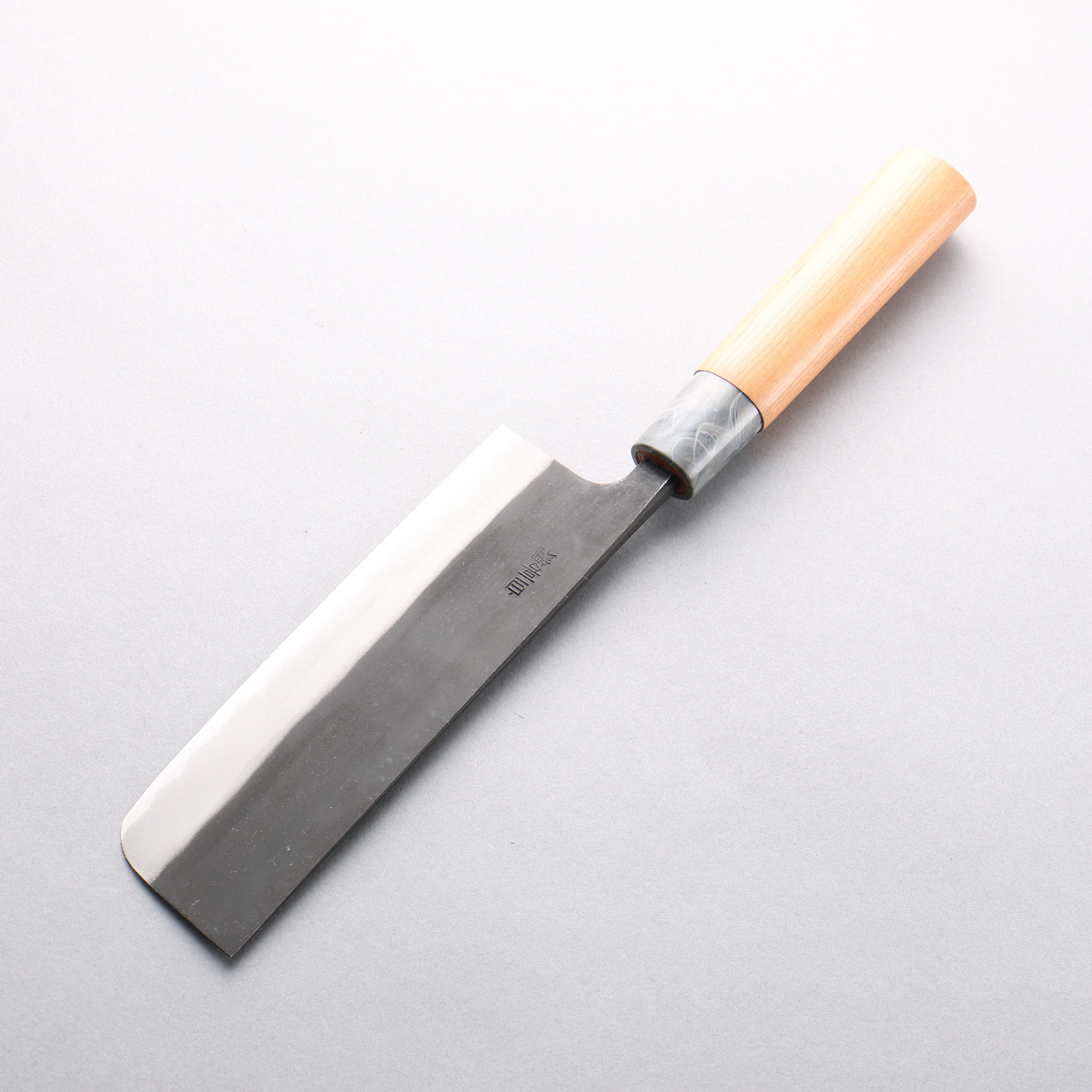 その他 Naotake Nao Yamamoto White Steel No.2 Kurouchi Nakiri 165mm Cherry Tree Handle