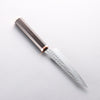 Yu Kurosaki Senko Ei SG2 Hammered Petty-Utility 130mm Ebony (Copper Ferrule and End Cap) Handle - Seisuke Knife - Slide 2