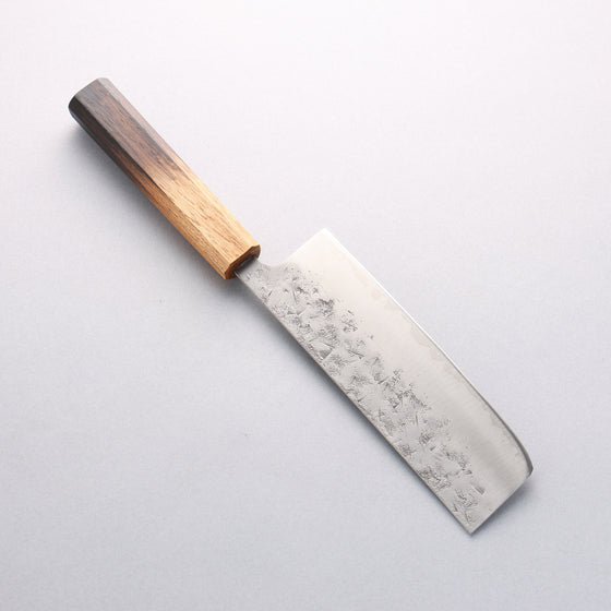 Seisuke SLD Washiji Nakiri 165mm Burnt Oak Handle - Seisuke Knife