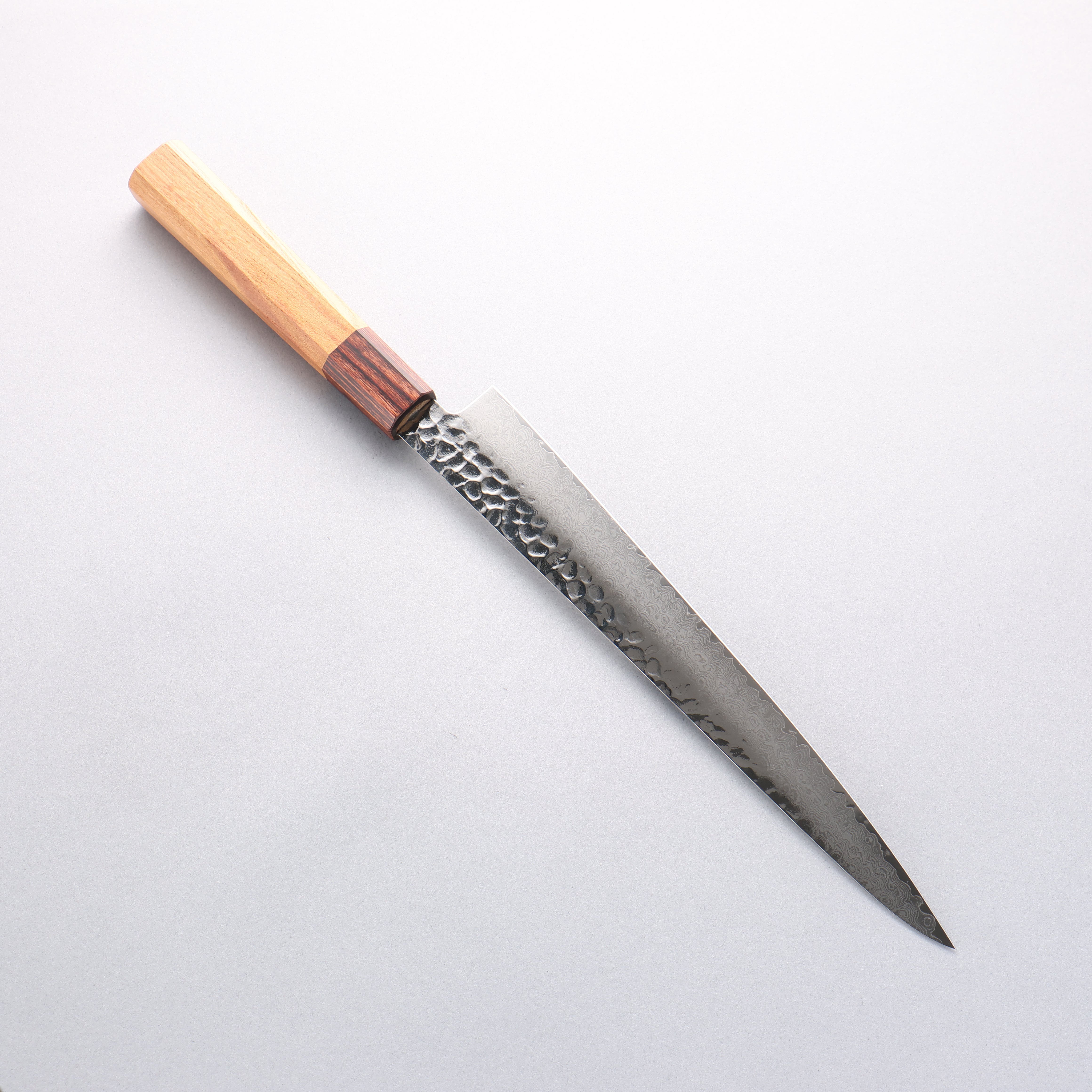 Sakai Takayuki VG10 33 Layer Damascus Sujihiki 240mm Keyaki Elm Handle - Seisuke Knife