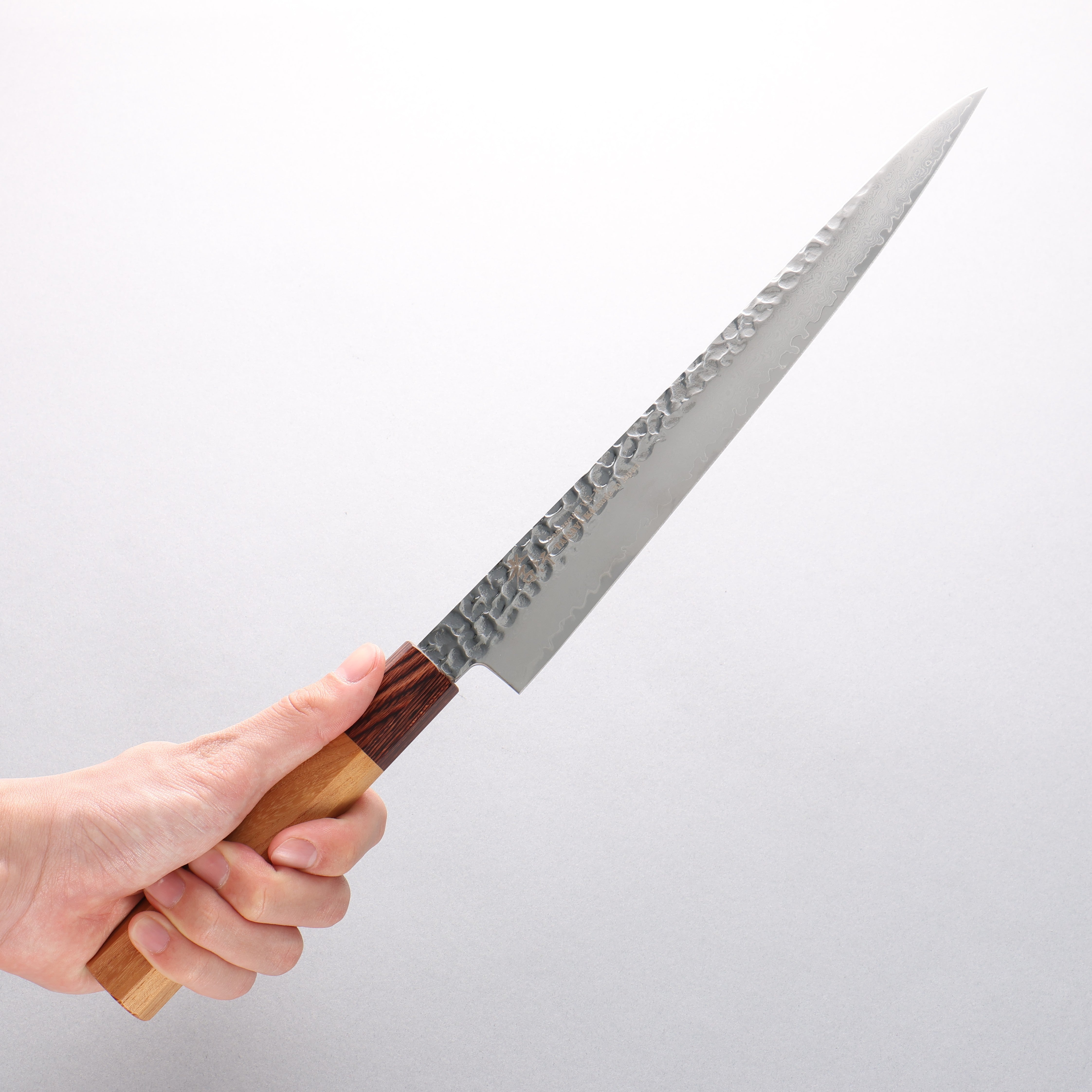 Sakai Takayuki VG10 33 Layer Damascus Sujihiki 240mm Keyaki Elm Handle - Seisuke Knife