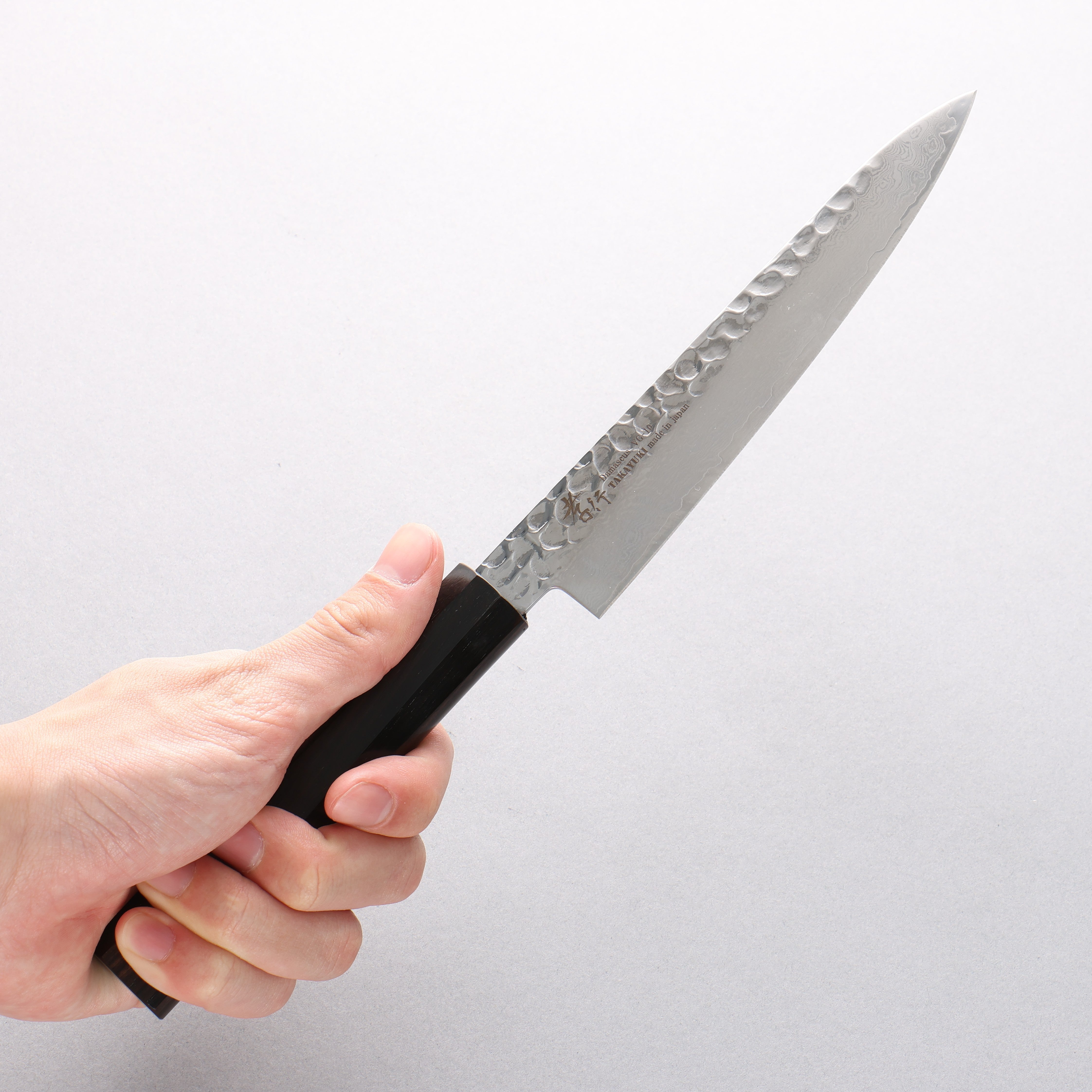 Sakai Takayuki VG10 33 Layer Damascus Petty-Utility 150mm Ebony Handle - Seisuke Knife