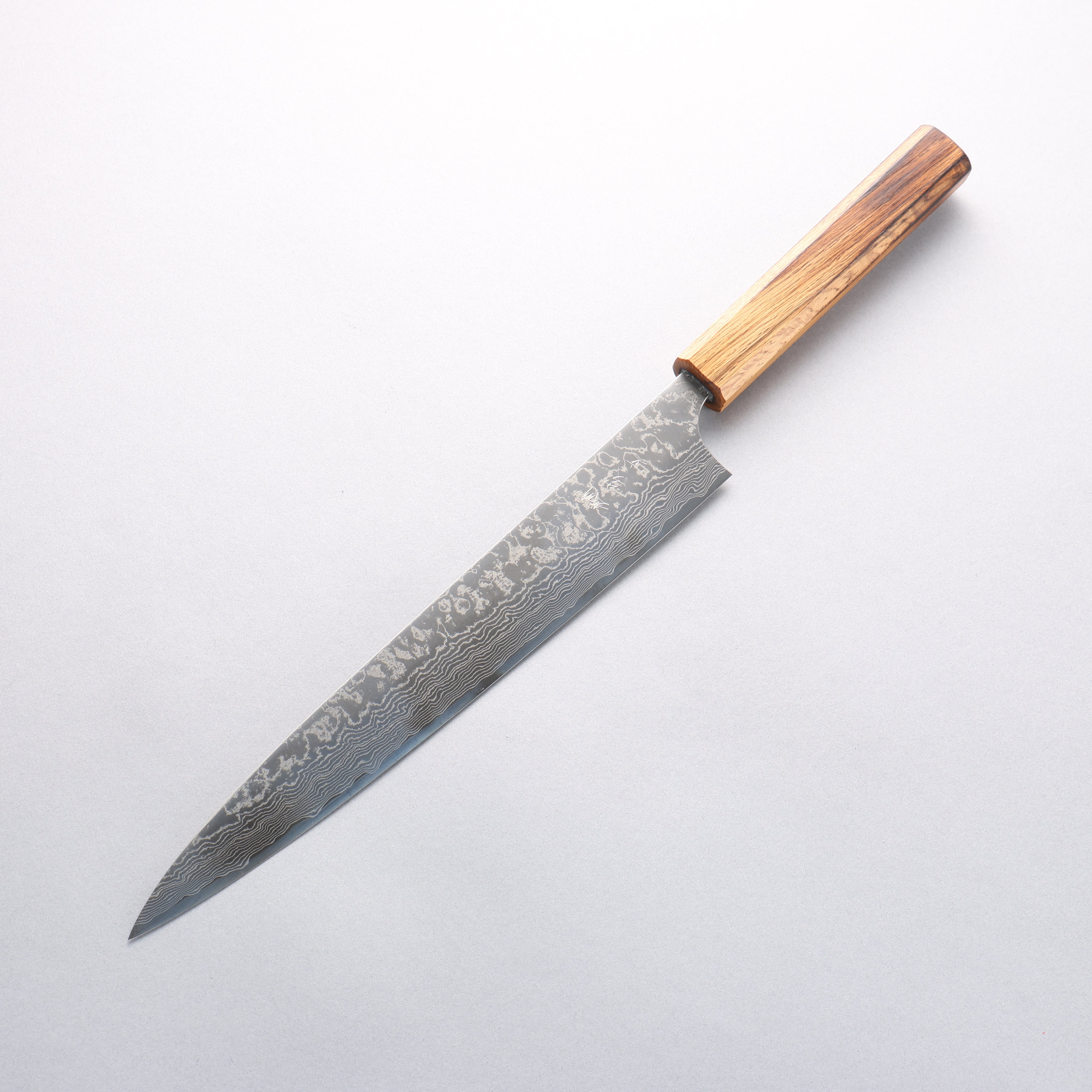 Anryu VG10 Migaki Damascus Sujihiki 270mm Oak Handle - Seisuke Knife