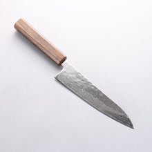  Seisuke Stainless Steel 440C Hammered Damascus Migaki Finished Gyuto 180mm Oak Handle - Seisuke Knife