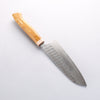 Yoshimi Kato Minamo SG2 Hammered Santoku 170mm Western style (yellow) Handle - Seisuke Knife - Slide 3