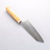 Yoshimi Kato Minamo SG2 Hammered Bunka 170mm Western style (yellow) Handle - Seisuke Knife - Slide 3