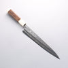 Yu Kurosaki Shizuku SG2 Hammered Sujihiki 240mm Stabilized wood (Birch Burl) Handle - Seisuke Knife - Slide 2