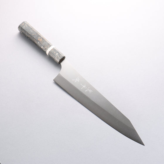 Yu Kurosaki New Gekko VG-XEOS Gyuto 240mm Stabilized Burl (White Ring) Handle - Seisuke Knife