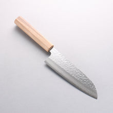  Makoto Kurosaki VG7 Hammered(Maru) Santoku 170mm Walnut Handle - Seisuke Knife