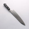 Seisuke Kagami2 AUS10 Mirrored Finish Damascus Gyuto 210mm Black Pakka wood Handle - Seisuke Knife - Slide 7