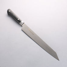  Sakai Takayuki Coreless Damascus Kengata Yanagiba 260mm Black Micarta Handle - Seisuke Knife