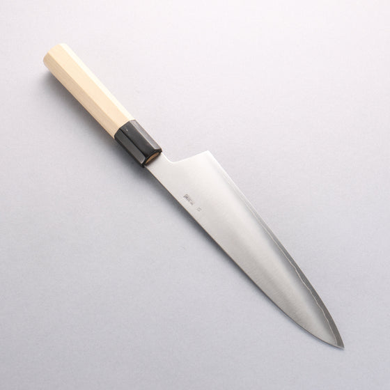 Kikuzuki Silver Steel No.3 Bokashi Gyuto 210mm Magnolia Handle - Seisuke Knife