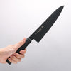 Sakai Takayuki Kurokage VG10 Hammered Teflon Coating Gyuto 210mm Black Lacquered Handle - Seisuke Knife - Slide 9