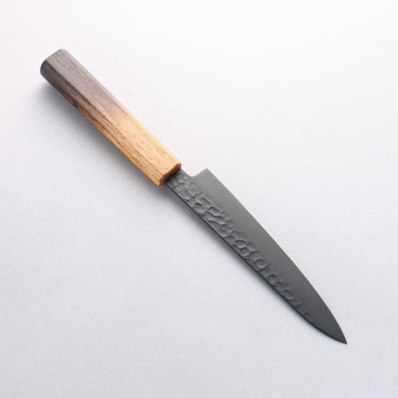 Sakai Takayuki Kurokage VG10 Hammered Teflon Coating Petty-Utility 150mm Burnt Oak Handle - Seisuke Knife