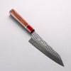 Yu Kurosaki Senko Ei SG2 Hammered Bunka 170mm Rosewood (Ferrule: Red Turquoise) Handle - Seisuke Knife - Slide 1