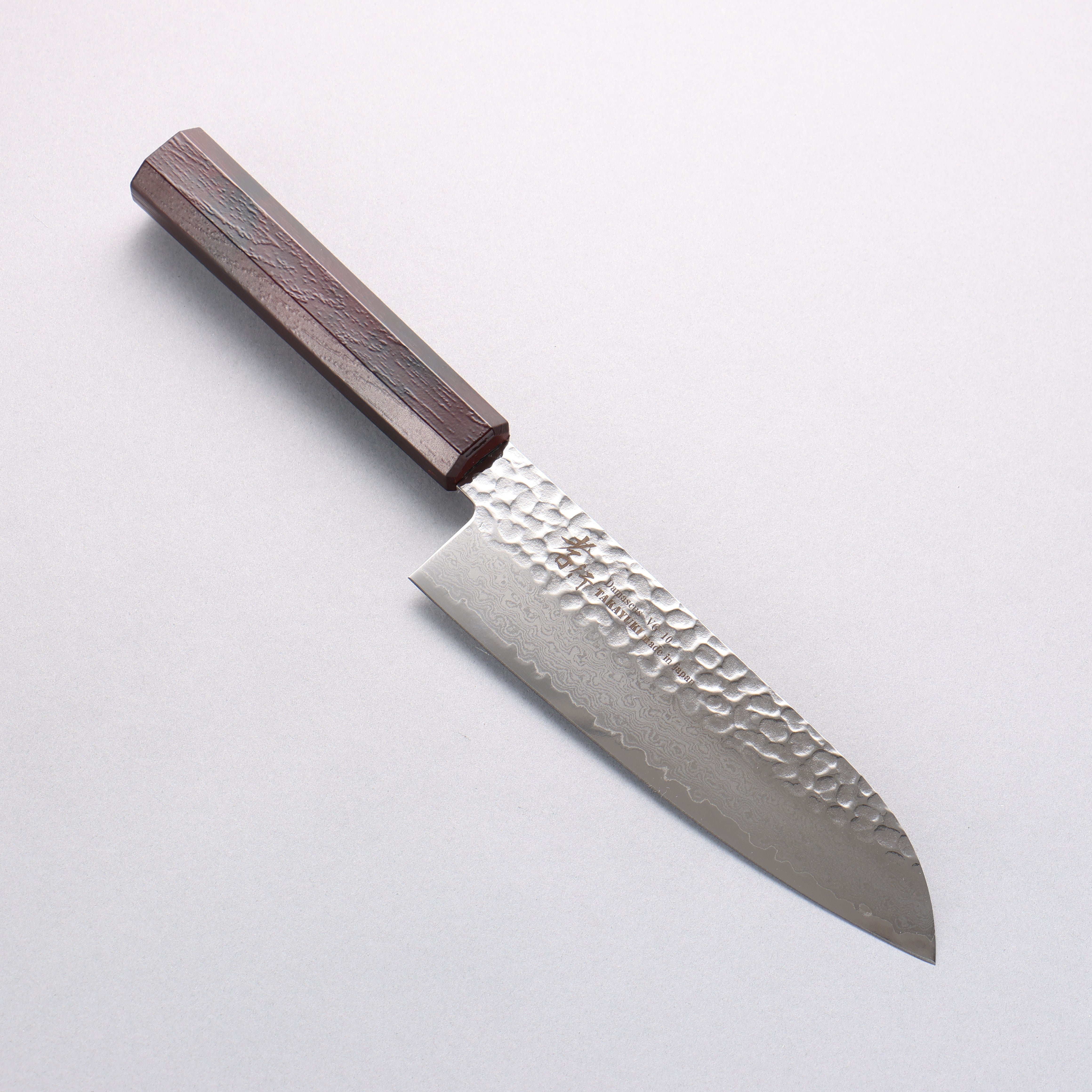 Sakai Takayuki Nanairo VG10 33 Layer Santoku 180mm ABS resin(Tortoiseshell) Handle - Seisuke Knife