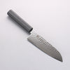 Sakai Takayuki Nanairo VG10 33 Layer Santoku 180mm ABS resin(Black Lacquered) Handle - Slide 11