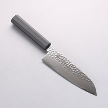  Sakai Takayuki Nanairo VG10 33 Layer Santoku 180mm ABS resin(Black Lacquered) Handle