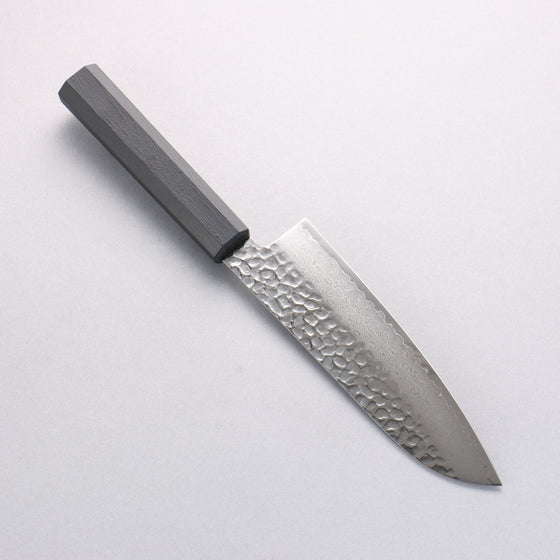 Sakai Takayuki Nanairo VG10 33 Layer Santoku 180mm ABS resin(Black Lacquered) Handle