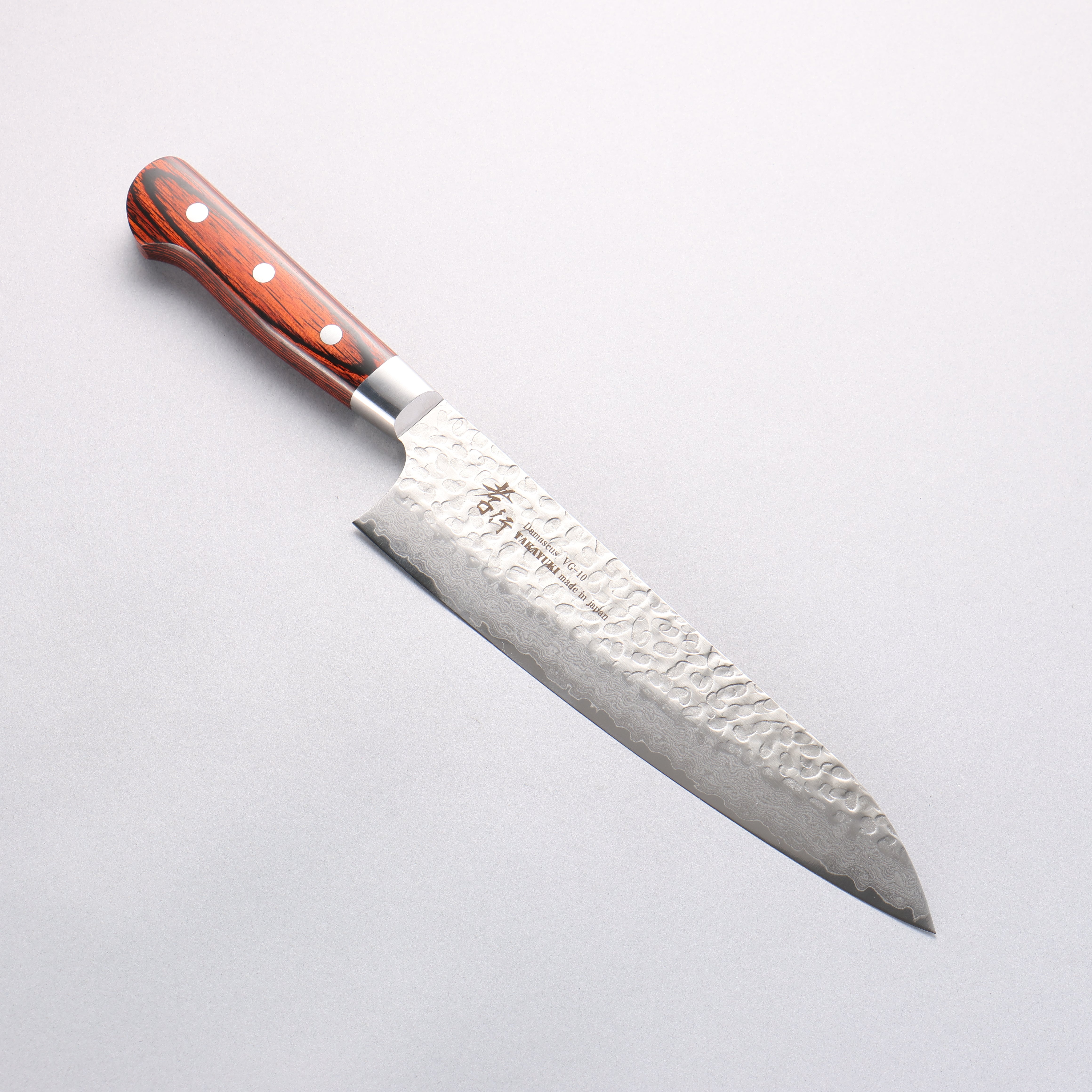 Sakai Takayuki VG10 33 Layer Damascus Gyuto 210mm Mahogany Handle - Seisuke Knife