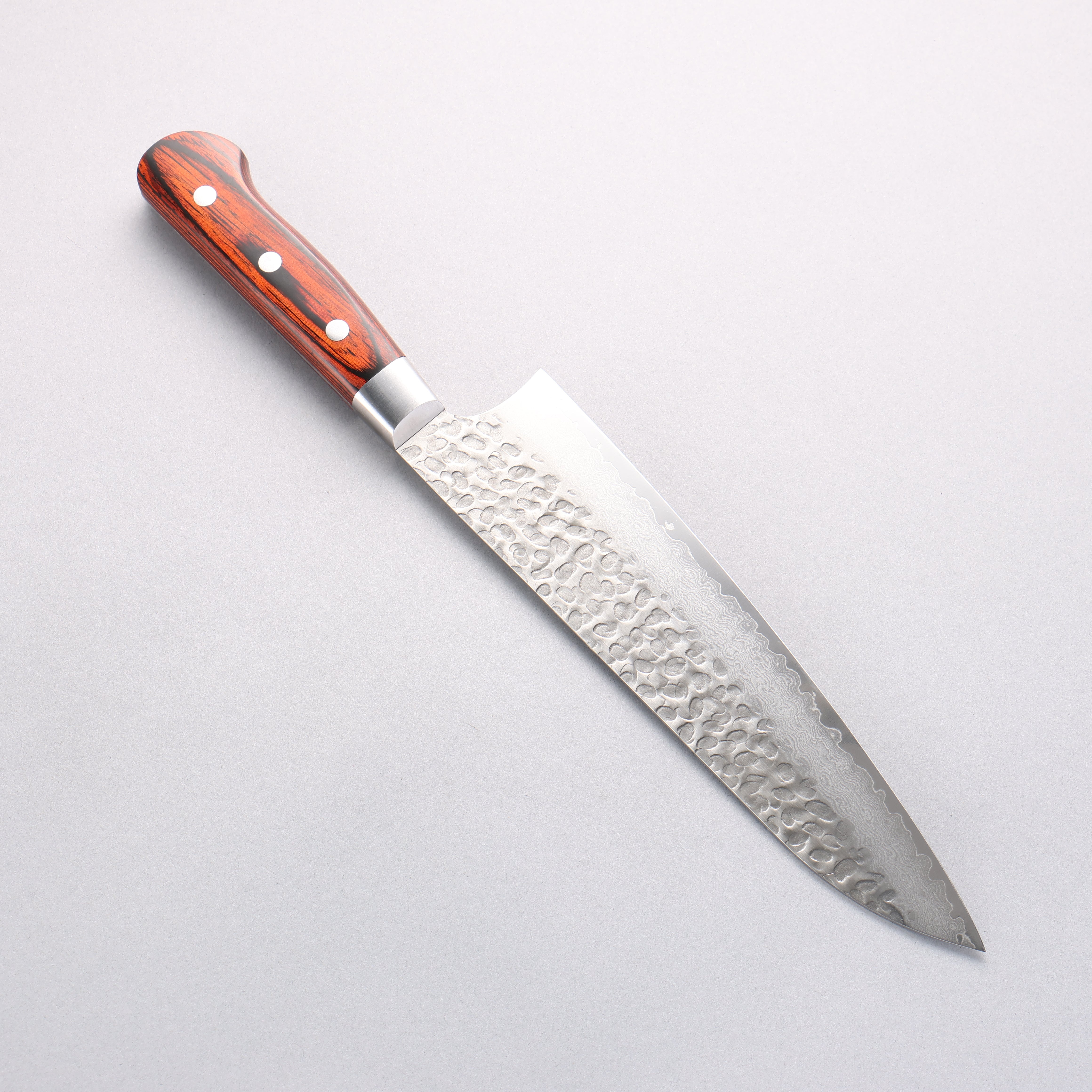 Sakai Takayuki VG10 33 Layer Damascus Gyuto 210mm Mahogany Pakka wood