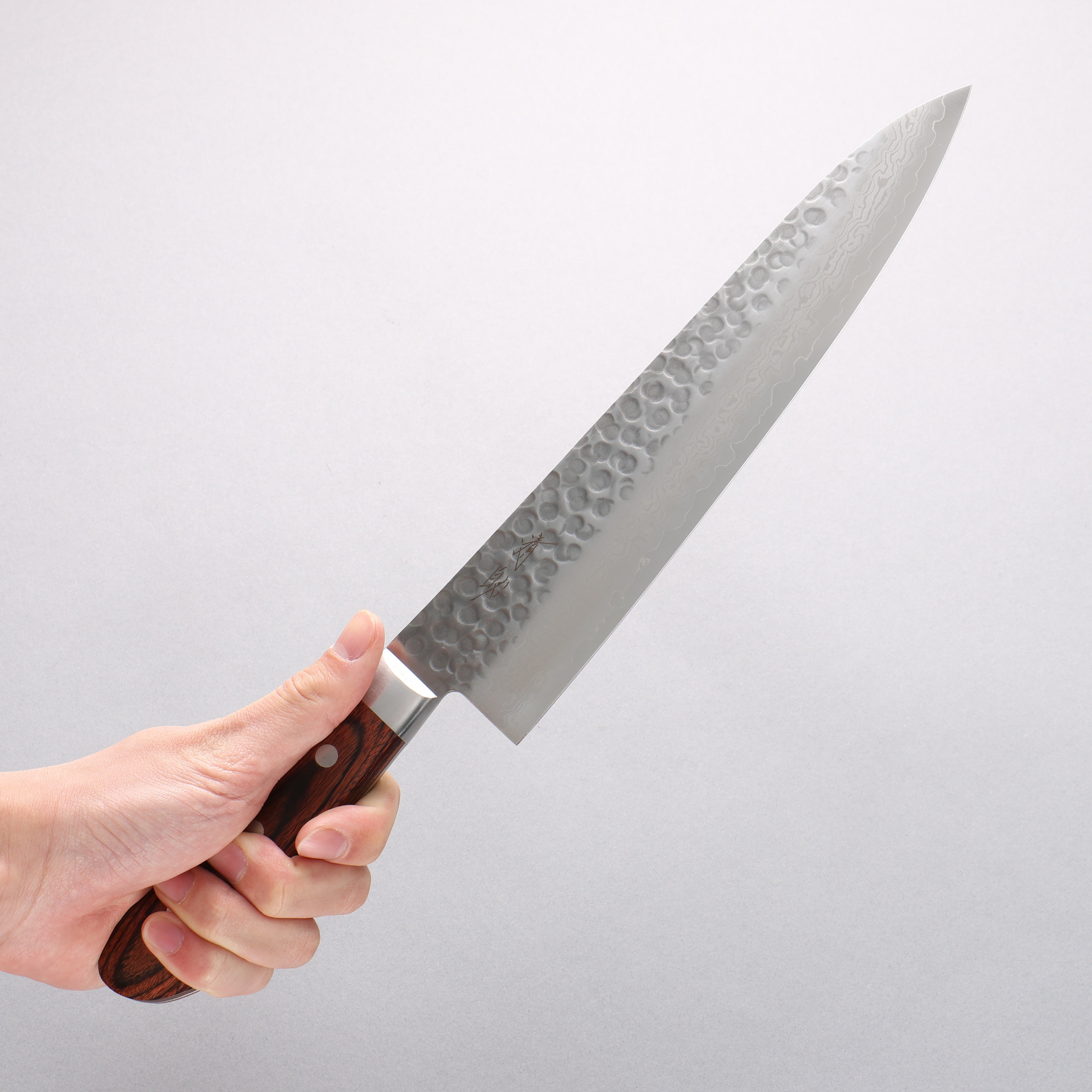 Seisuke VG10 17 Layer Damascus Gyuto 240mm Mahogany Handle - Seisuke Knife