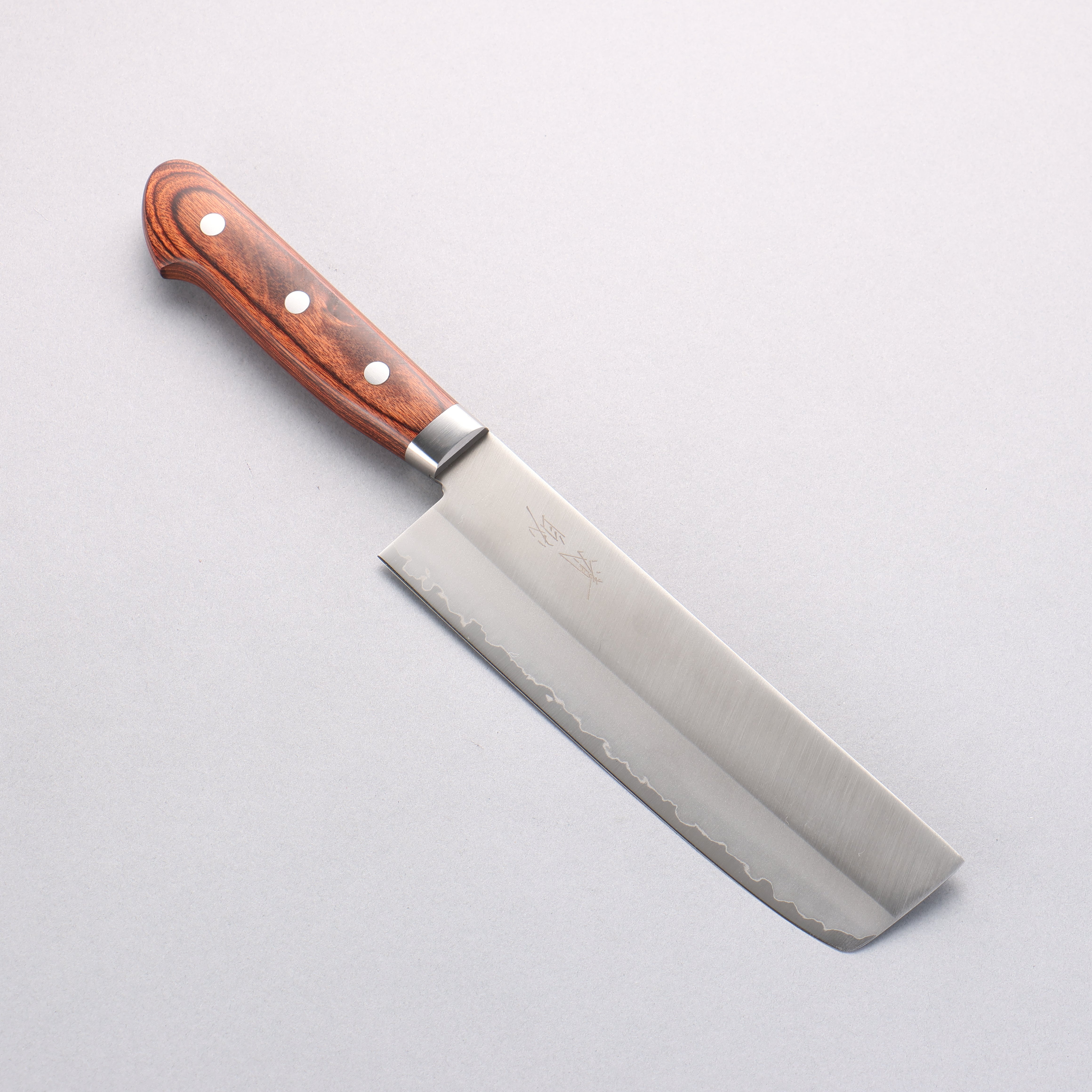 Seisuke VG1 Kasumitogi Nakiri 165mm Mahogany Handle - Seisuke Knife