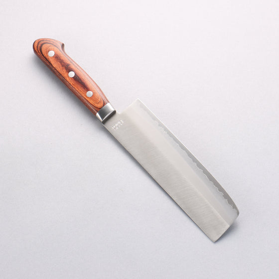 Seisuke VG1 Kasumitogi Nakiri 165mm Mahogany Handle - Seisuke Knife