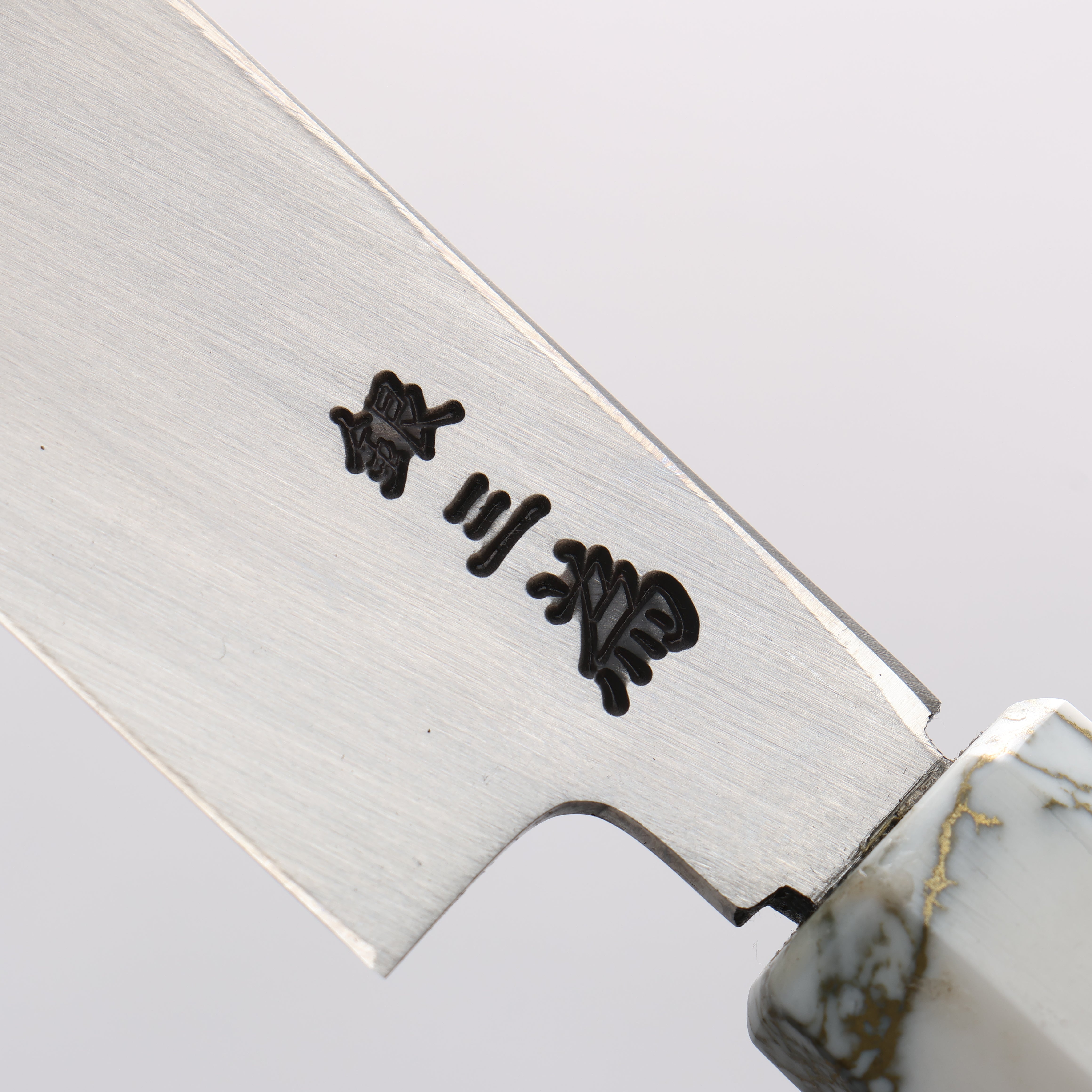 Sakai Takayuki Chef Series Silver Steel No.3 Yanagiba 300mm Stabilized wood (White Ferrule and End Cap) Handle with Sheath - Seisuke Knife